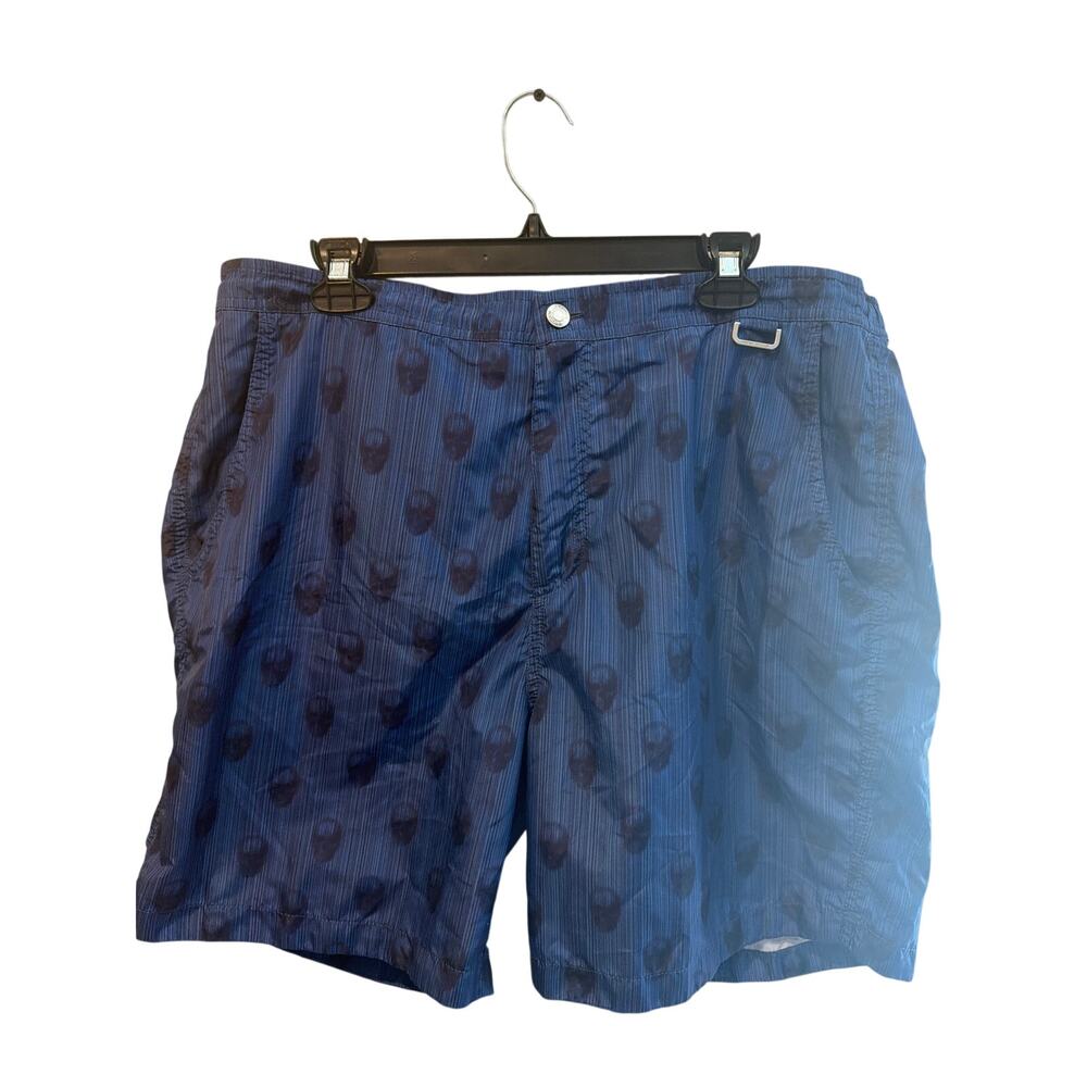 ⭐️ Men’s Peter Millar Navy Skull Swim Trunks Size XL